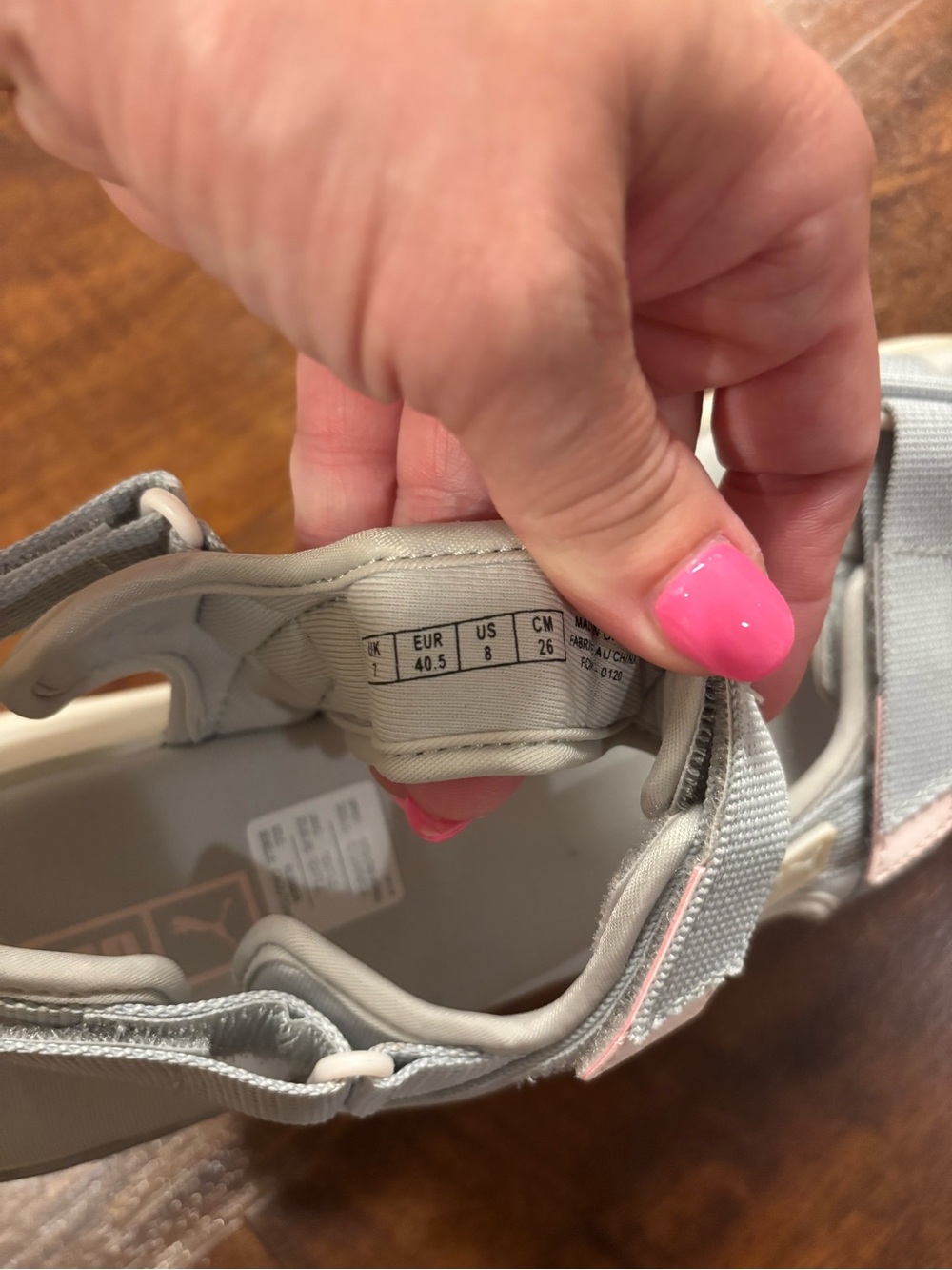PUMA Future Rider Sandal in Gray Violet Rosewater (Unisex) - Picture 5 of 8